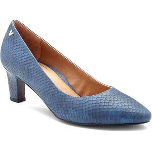 Vionic Blue Madison Mia Low Heel Pumps  Size 6.5  Career Office Business Church